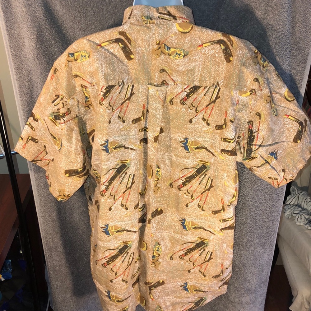 Pendleton Short Sleeve Button Down, Golf, Medium - image 4